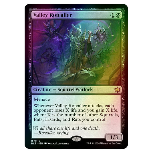 Magic The Gathering - Bloomburrow - Valley Rotcaller - 0119 (Foil)