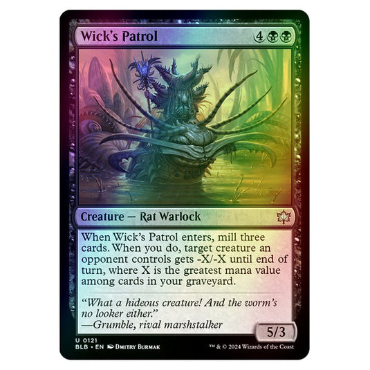 Magic The Gathering - Bloomburrow - Wick's Patrol - 0121 (Foil)