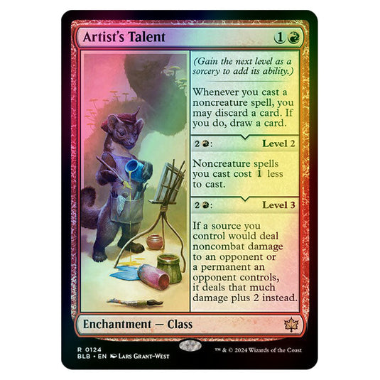 Magic The Gathering - Bloomburrow - Artist's Talent - 0124 (Foil)