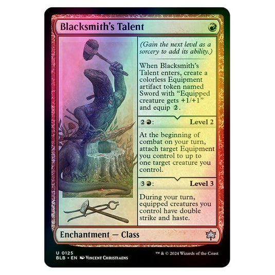 Magic The Gathering - Bloomburrow - Blacksmith's Talent - 0125 (Foil)