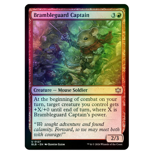 Magic The Gathering - Bloomburrow - Brambleguard Captain - 0127 (Foil)