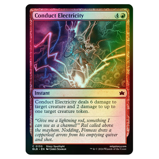 Magic The Gathering - Bloomburrow - Conduct Electricity - 0130 (Foil)