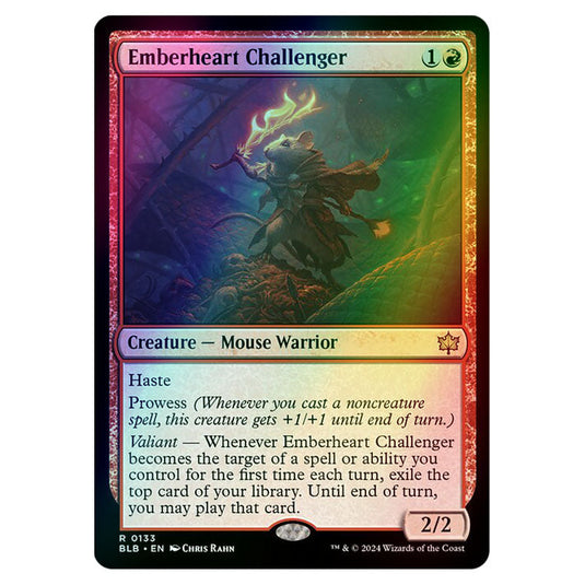 Magic The Gathering - Bloomburrow - Emberheart Challenger - 0133 (Foil)