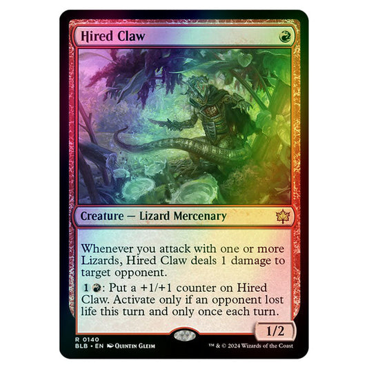 Magic The Gathering - Bloomburrow - Hired Claw - 0140 (Foil)