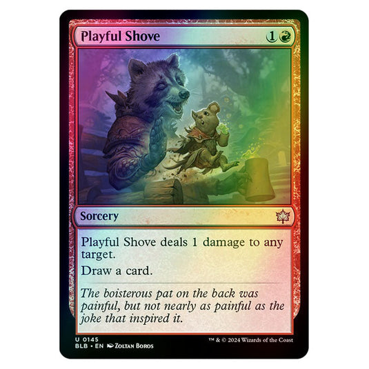 Magic The Gathering - Bloomburrow - Playful Shove - 0145 (Foil)