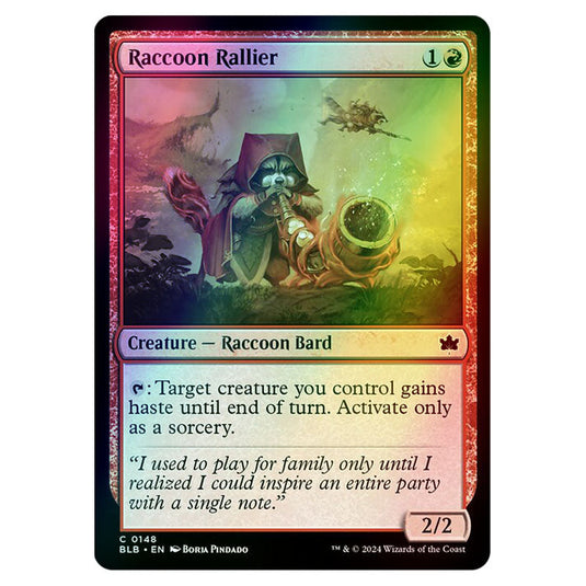 Magic The Gathering - Bloomburrow - Raccoon Rallier - 0148 (Foil)