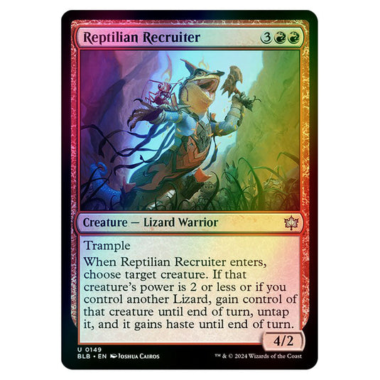 Magic The Gathering - Bloomburrow - Reptilian Recruiter - 0149 (Foil)