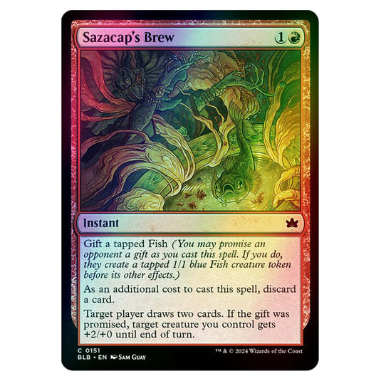 Magic The Gathering - Bloomburrow - Sazacap's Brew - 0151 (Foil)