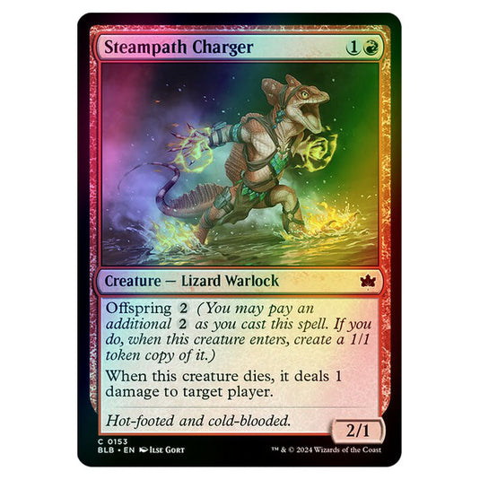 Magic The Gathering - Bloomburrow - Steampath Charger - 0153 (Foil)