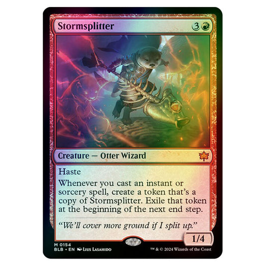 Magic The Gathering - Bloomburrow - Stormsplitter - 0154 (Foil)