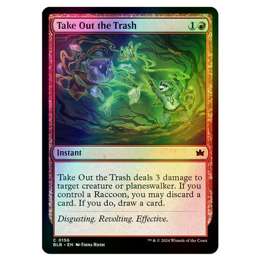 Magic The Gathering - Bloomburrow - Take Out the Trash - 0156 (Foil)