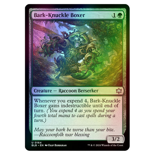 Magic The Gathering - Bloomburrow - Bark-Knuckle Boxer - 0164 (Foil)