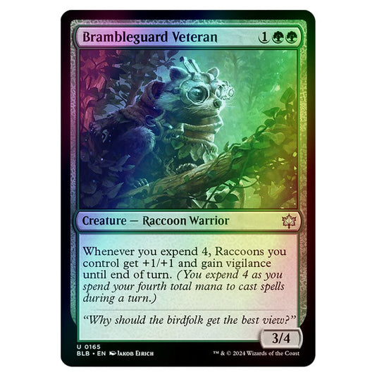 Magic The Gathering - Bloomburrow - Brambleguard Veteran - 0165 (Foil)