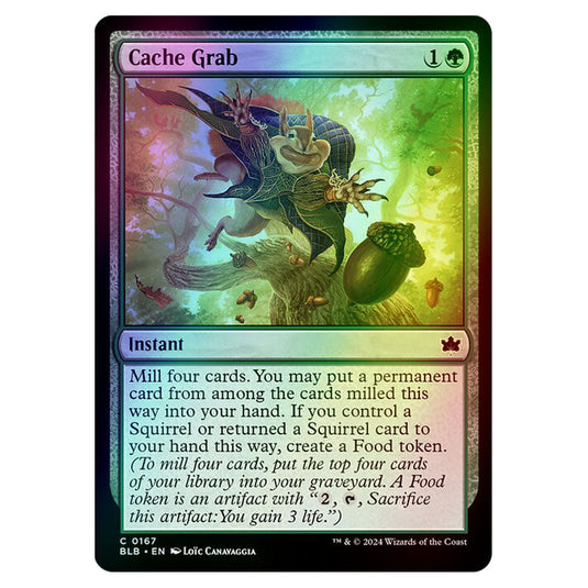 Magic The Gathering - Bloomburrow - Cache Grab - 0167 (Foil)