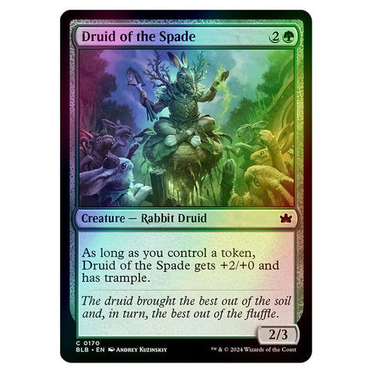 Magic The Gathering - Bloomburrow - Druid of the Spade - 0170 (Foil)