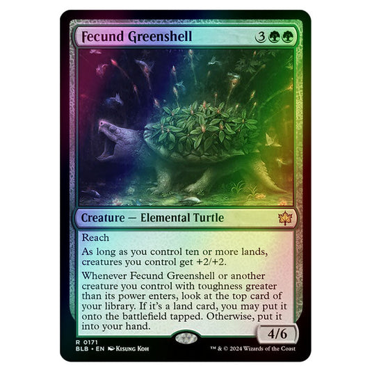 Magic The Gathering - Bloomburrow - Fecund Greenshell - 0171 (Foil)