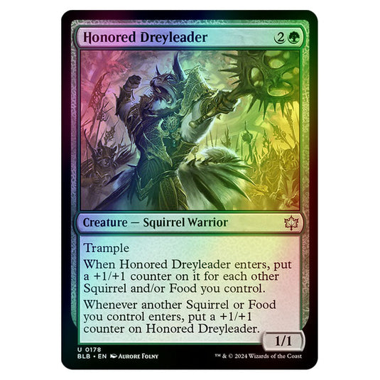 Magic The Gathering - Bloomburrow - Honored Dreyleader - 0178 (Foil)