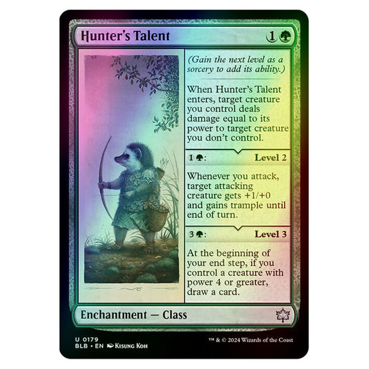 Magic The Gathering - Bloomburrow - Hunter's Talent - 0179 (Foil)