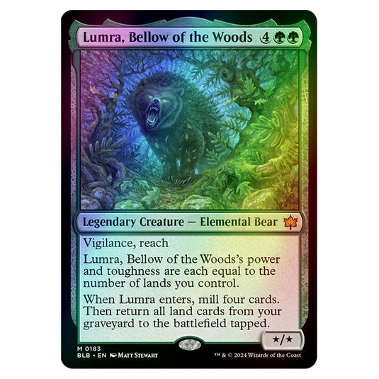 Magic The Gathering - Bloomburrow - Lumra, Bellow of the Woods - 0183 (Foil)