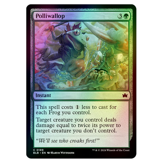 Magic The Gathering - Bloomburrow - Polliwallop - 0189 (Foil)