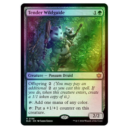 Magic The Gathering - Bloomburrow - Tender Wildguide - 0196 (Foil)