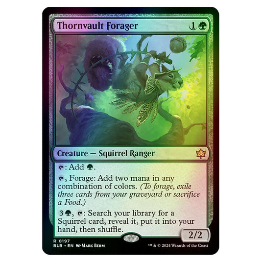 Magic The Gathering - Bloomburrow - Thornvault Forager - 0197 (Foil)