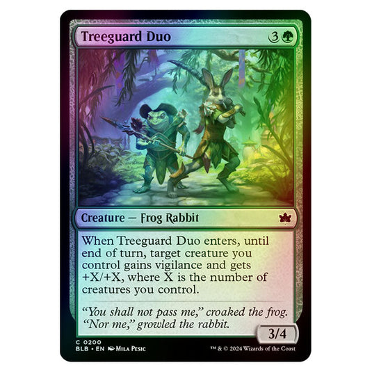 Magic The Gathering - Bloomburrow - Treeguard Duo - 0200 (Foil)