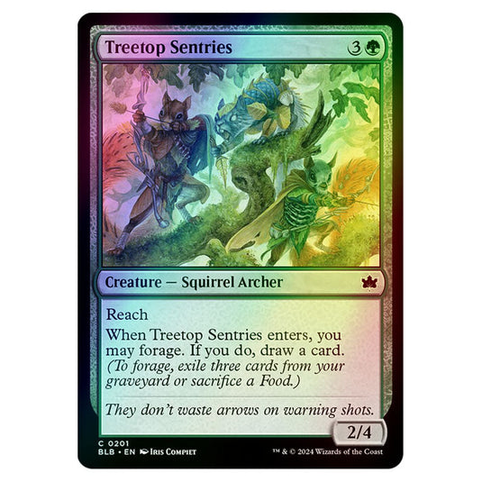 Magic The Gathering - Bloomburrow - Treetop Sentries - 0201 (Foil)