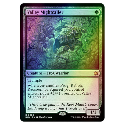 Magic The Gathering - Bloomburrow - Valley Mightcaller - 0202 (Foil)