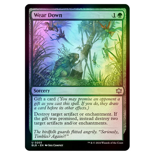 Magic The Gathering - Bloomburrow - Wear Down - 0203 (Foil)