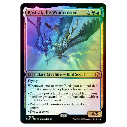 Magic The Gathering - Bloomburrow - Kastral, the Windcrested - 0221 (Foil)