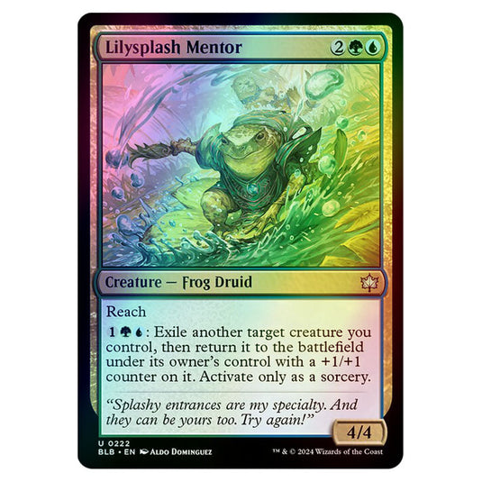 Magic The Gathering - Bloomburrow - Lilysplash Mentor - 0222 (Foil)