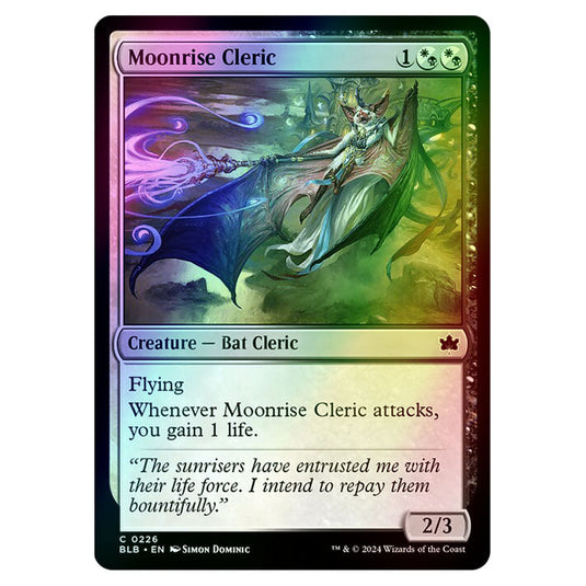 Magic The Gathering - Bloomburrow - Moonrise Cleric - 0226 (Foil)