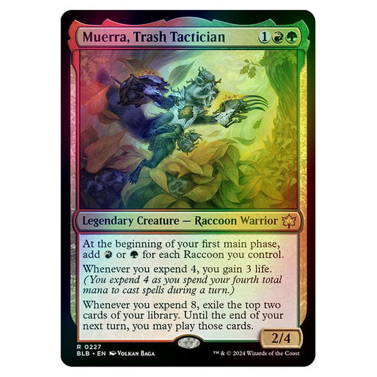 Magic The Gathering - Bloomburrow - Muerra, Trash Tactician - 0227 (Foil)