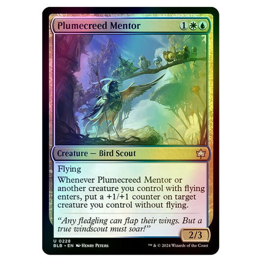 Magic The Gathering - Bloomburrow - Plumecreed Mentor - 0228 (Foil)