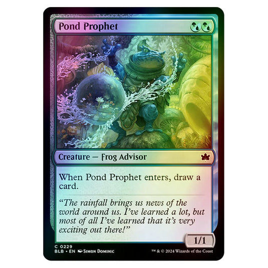 Magic The Gathering - Bloomburrow - Pond Prophet - 0229 (Foil)