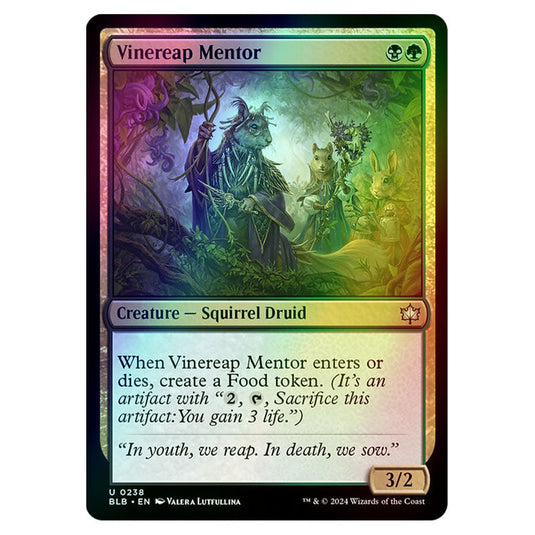 Magic The Gathering - Bloomburrow - Vinereap Mentor - 0238 (Foil)