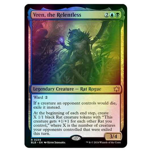 Magic The Gathering - Bloomburrow - Vren, the Relentless - 0239 (Foil)