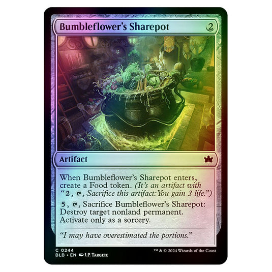 Magic The Gathering - Bloomburrow - Bumbleflower's Sharepot - 0244 (Foil)