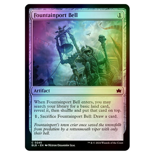 Magic The Gathering - Bloomburrow - Fountainport Bell - 0245 (Foil)