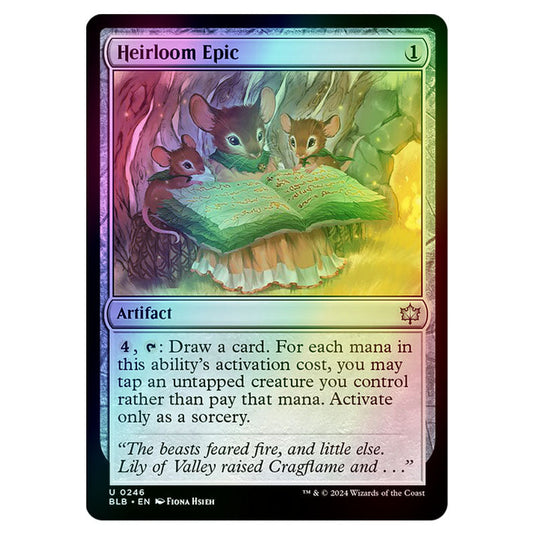 Magic The Gathering - Bloomburrow - Heirloom Epic - 0246 (Foil)