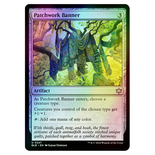 Magic The Gathering - Bloomburrow - Patchwork Banner - 0247 (Foil)