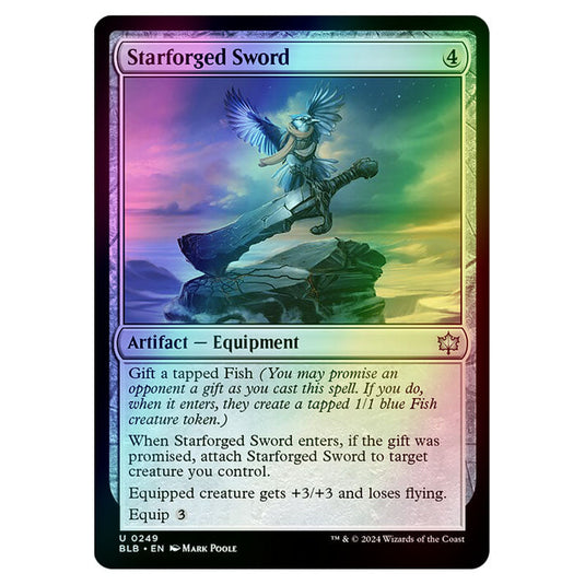 Magic The Gathering - Bloomburrow - Starforged Sword - 0249 (Foil)