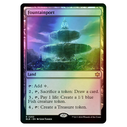 Magic The Gathering - Bloomburrow - Fountainport - 0253 (Foil)