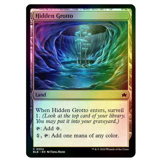 Magic The Gathering - Bloomburrow - Hidden Grotto - 0254 (Foil)