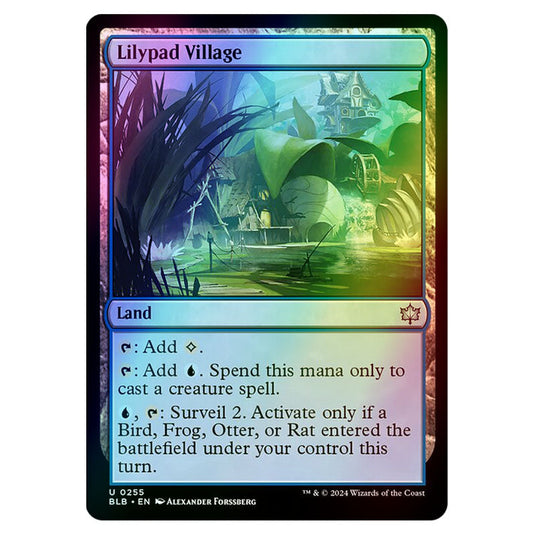 Magic The Gathering - Bloomburrow - Lilypad Village - 0255 (Foil)