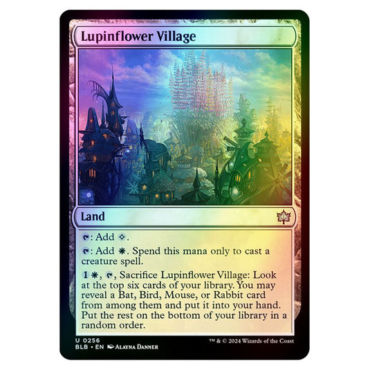 Magic The Gathering - Bloomburrow - Lupinflower Village - 0256 (Foil)