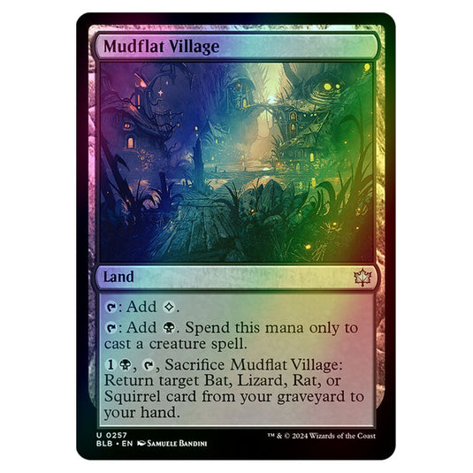 Magic The Gathering - Bloomburrow - Mudflat Village - 0257 (Foil)