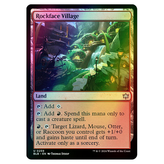 Magic The Gathering - Bloomburrow - Rockface Village - 0259 (Foil)