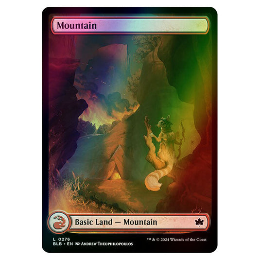 Magic The Gathering - Bloomburrow - Mountain - 0276 (Foil)